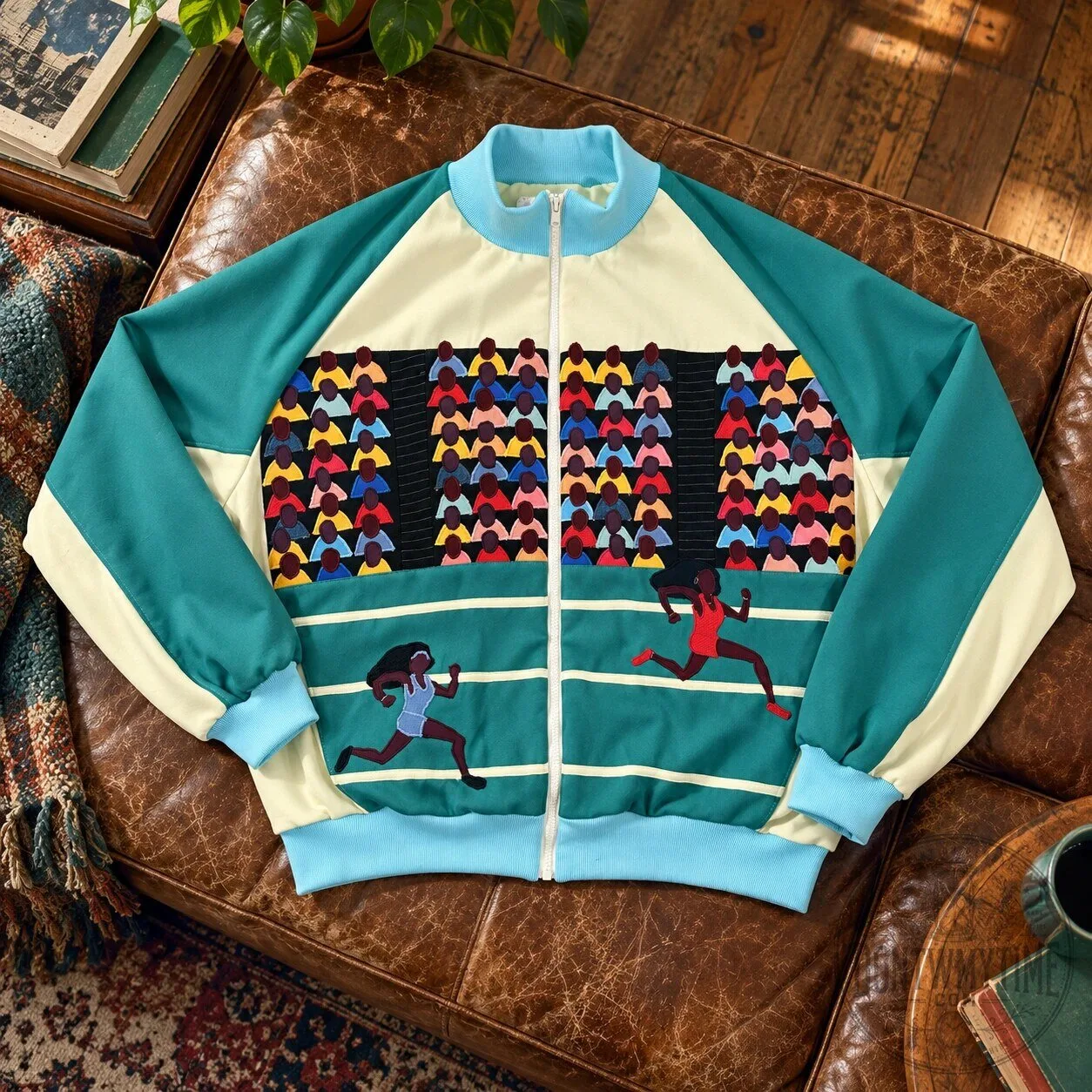 Sprint Track Field Graphic Full Zip Track Jacket