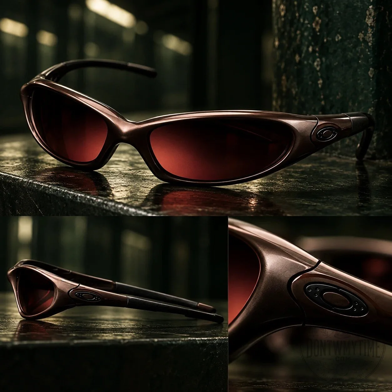 Travis Scott Cactus Jack x Oakley Plantaris Sunglasses without Nose Guard