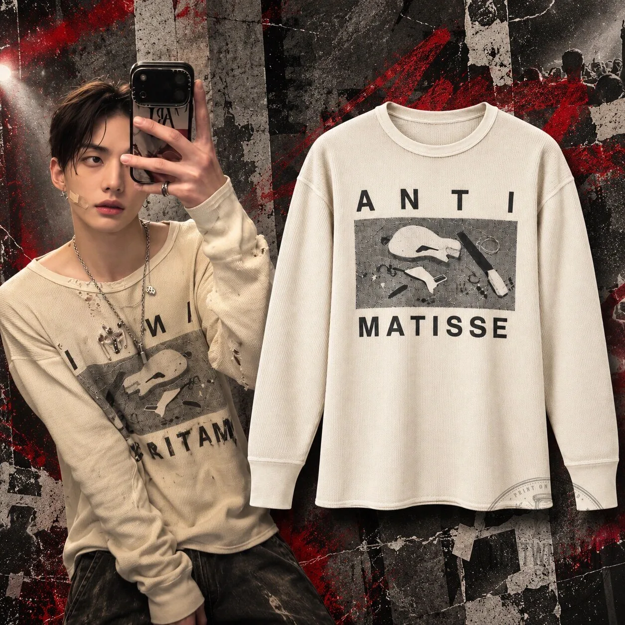 Straykids Hyunjin Anti Matisse Long Sleeve