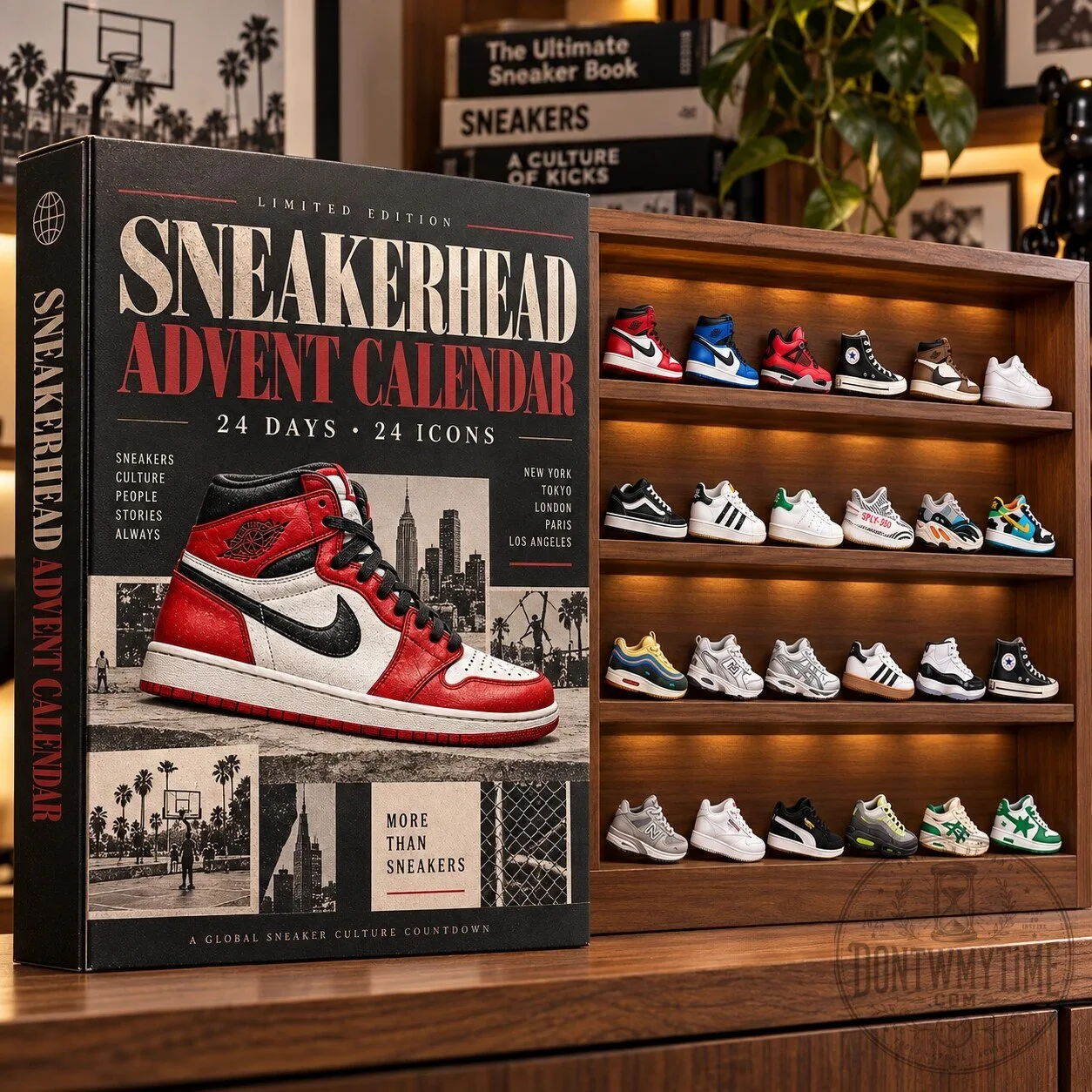Sneakerhead 2026 Advent Calendar 24 Iconic Mini Shoes Countdown Box Set