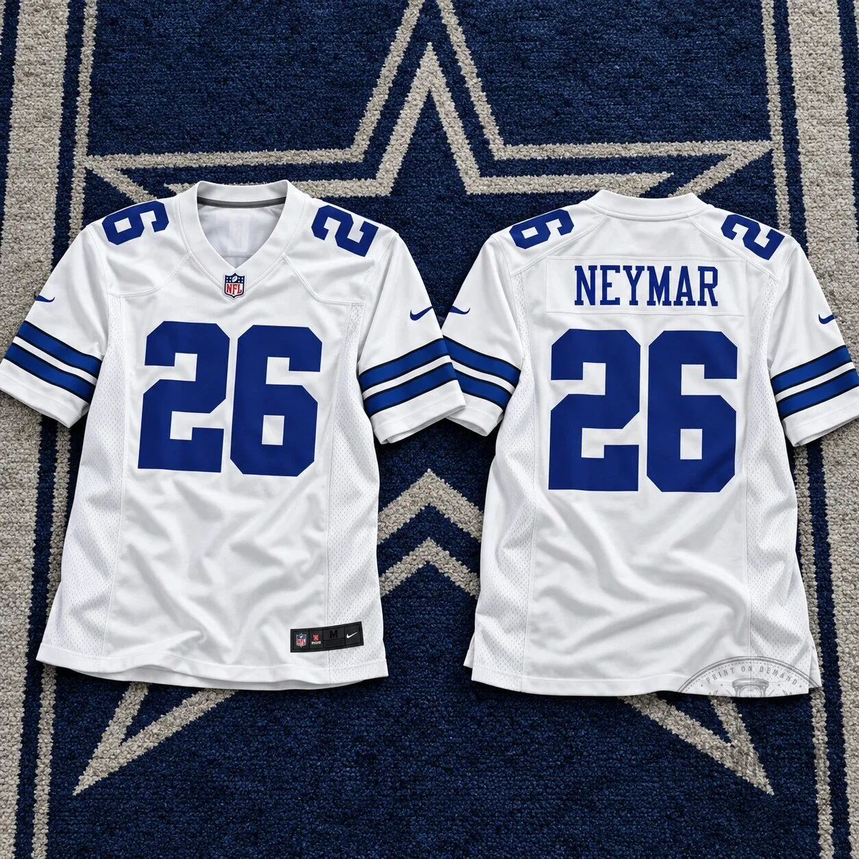 Neymar Jr 26 Dallas Cowboy Limited Jersey