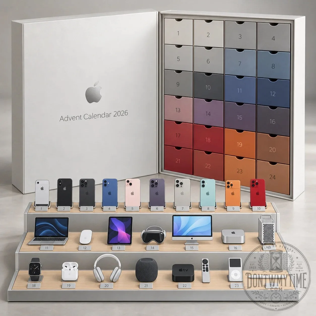 Apple Tech & Gadgets 2026 Advent Calendar 24 Days Countdown Box Set 9 Apple Tech & Gadgets 2026 Advent Calendar 24 Days Countdown Box Set product image showing design and details