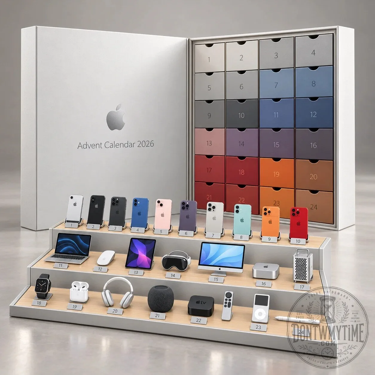 Apple Tech & Gadgets 2026 Advent Calendar 24 Days Countdown Box Set 10 Apple Tech & Gadgets 2026 Advent Calendar 24 Days Countdown Box Set product image showing design and details
