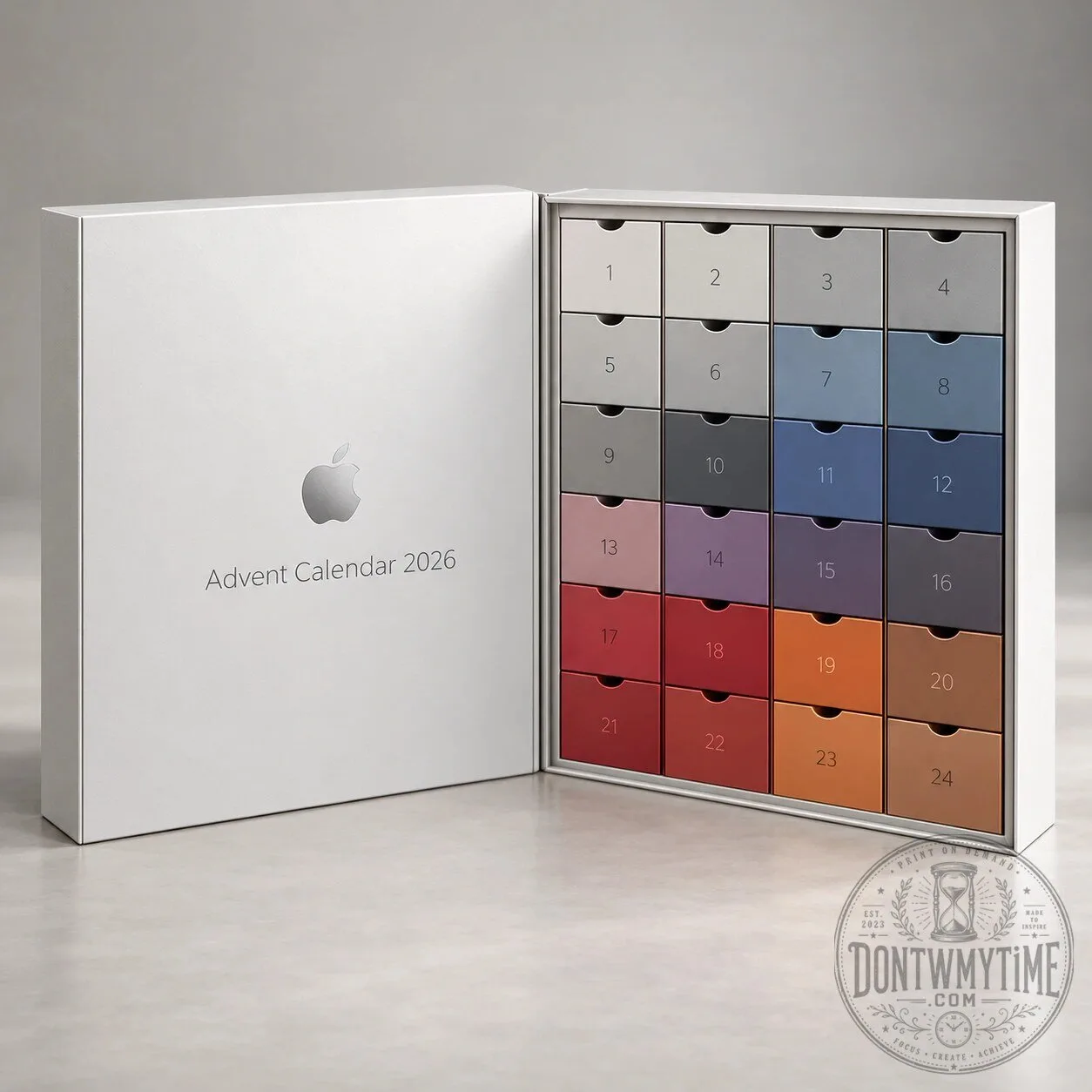 Apple Tech & Gadgets 2026 Advent Calendar 24 Days Countdown Box Set 12 Apple Tech & Gadgets 2026 Advent Calendar 24 Days Countdown Box Set product image showing design and details