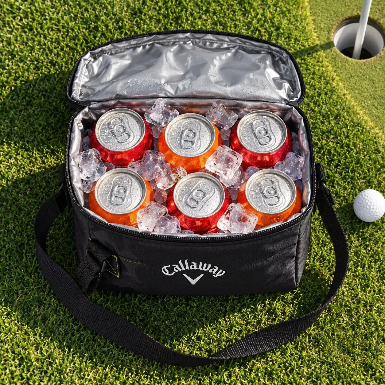 Callaway Golf Bag Mini Fridge – Novelty Drink Cooler 13 Callaway Golf Bag Mini Fridge – Novelty Drink Cooler product image showing design and details