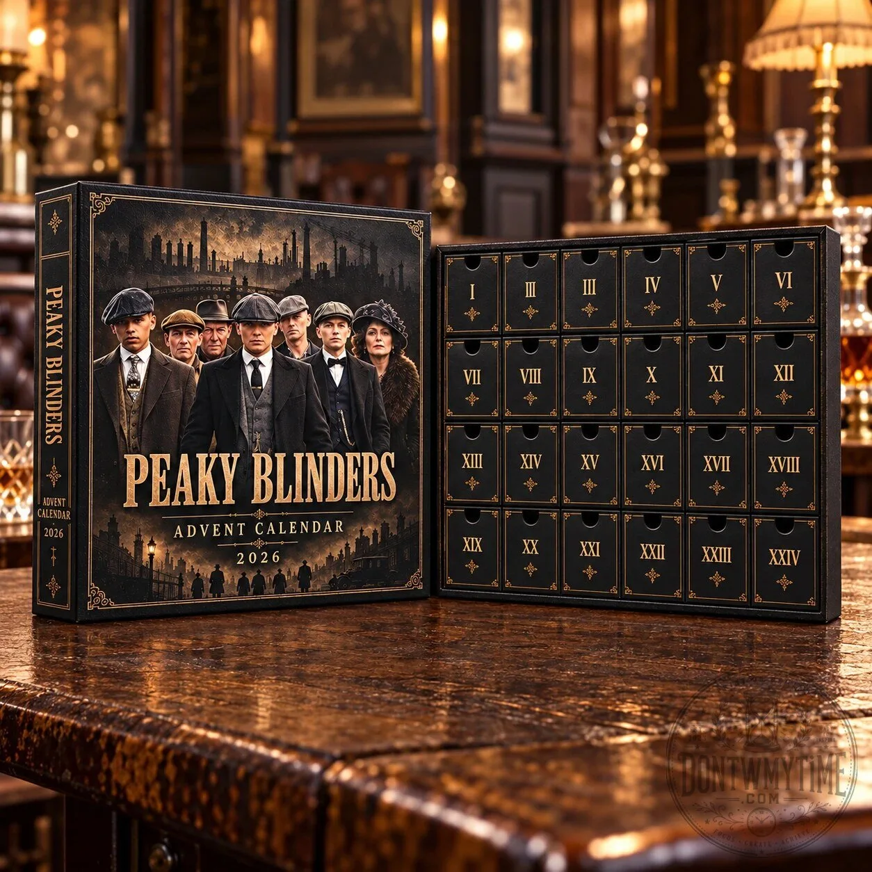 Peaky Blinders 2026 Advent Calendar 24 Days Christmas Countdown Box 11 Peaky Blinders 2026 Advent Calendar 24 Days Christmas Countdown Box product image showing design and details