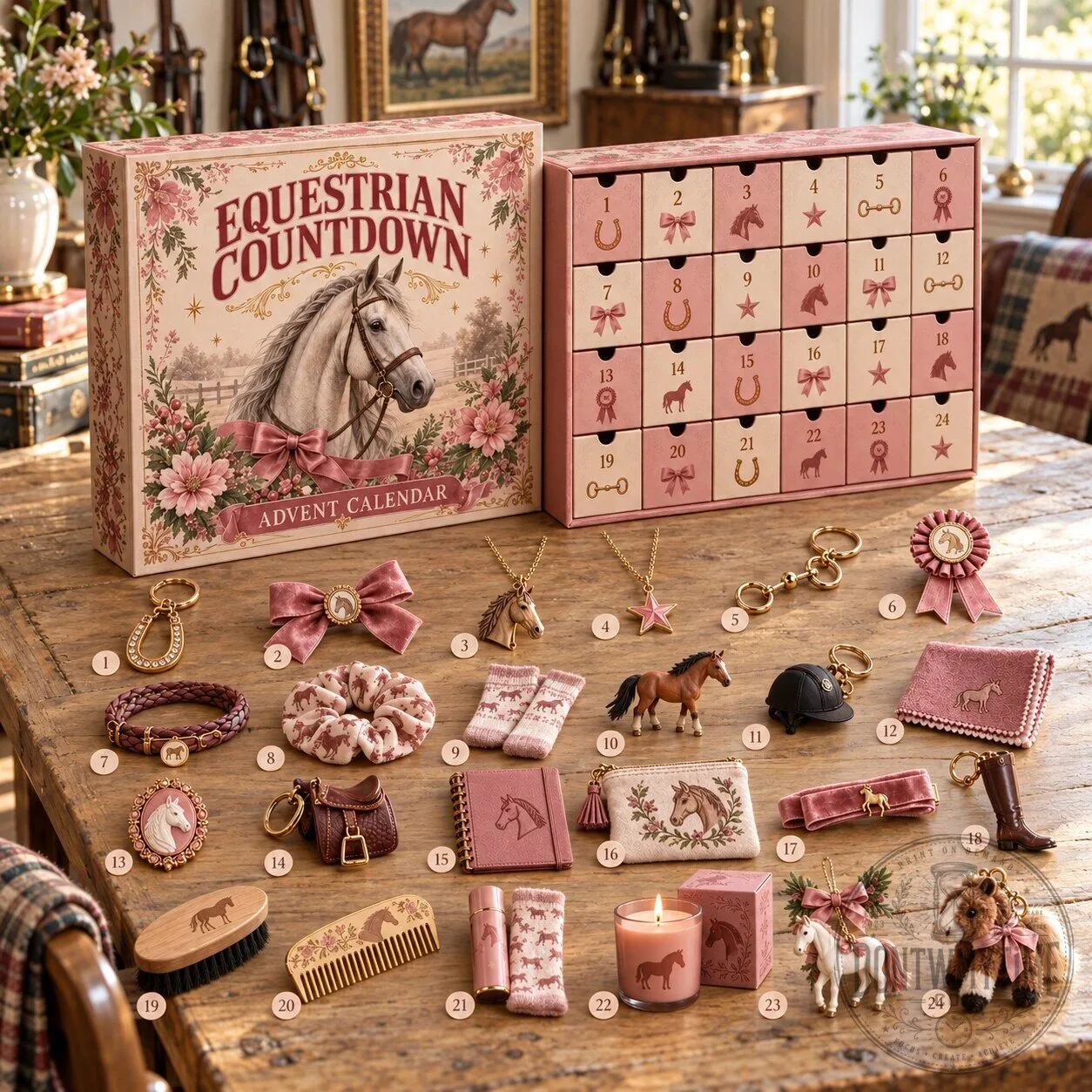Equestrian Countdown Advent Calendar 2026 Best Edition 10 Equestrian Countdown Advent Calendar 2026 Best Edition product image showing design and details