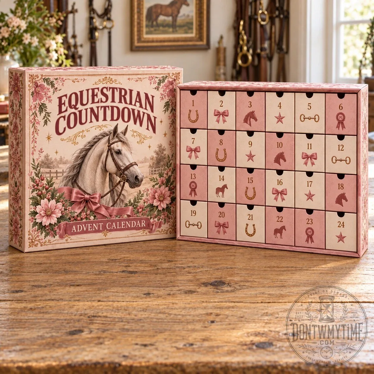 Equestrian Countdown Advent Calendar 2026 Best Edition 12 Equestrian Countdown Advent Calendar 2026 Best Edition product image showing design and details