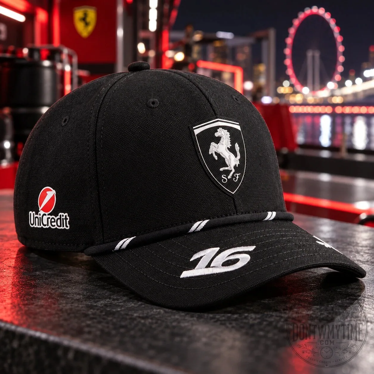 Charles Leclerc Scuderia Ferrari 2026 Singapore GP Driver Cap Limited