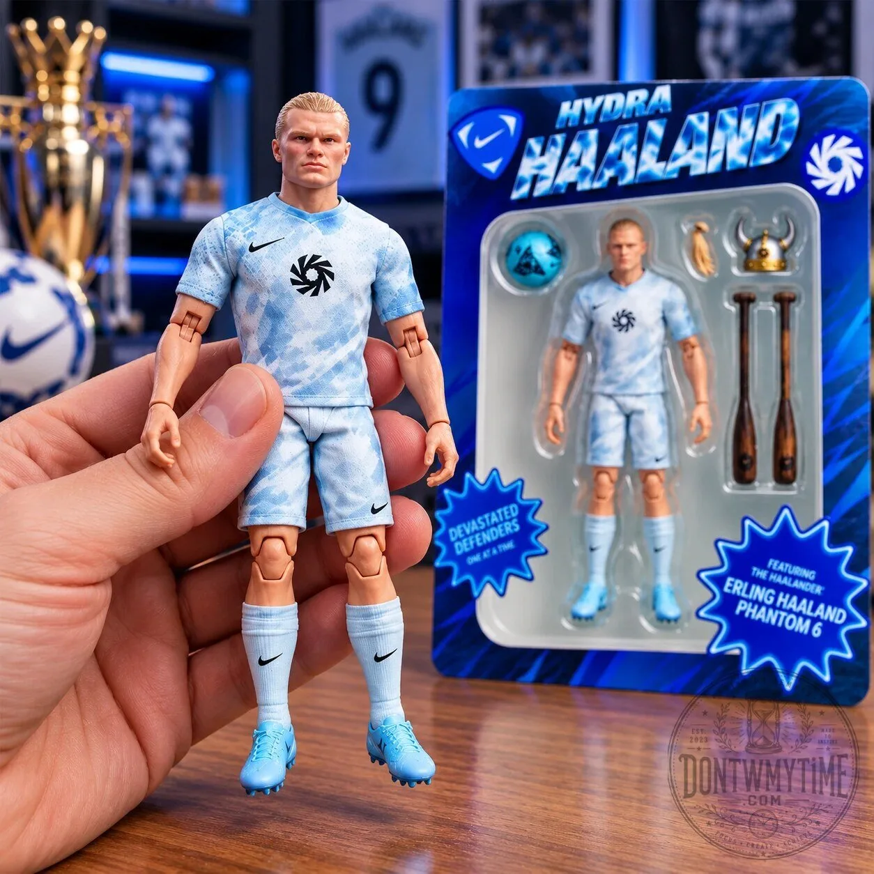 Hydra Erling Haaland Action Nike Phantom 6 Cleats Figure