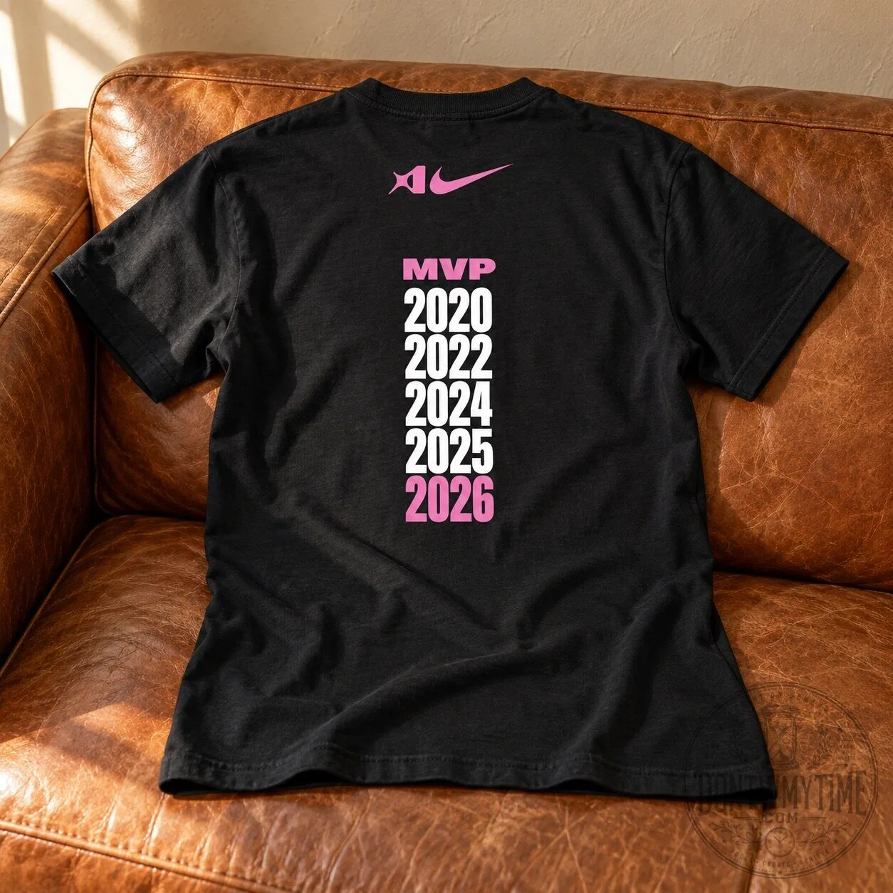 A'ja Wilson Nike Keep Talkin MVP Black T-Shirt 9 A'ja Wilson Nike Keep Talkin MVP Black T-Shirt product image showing design and details