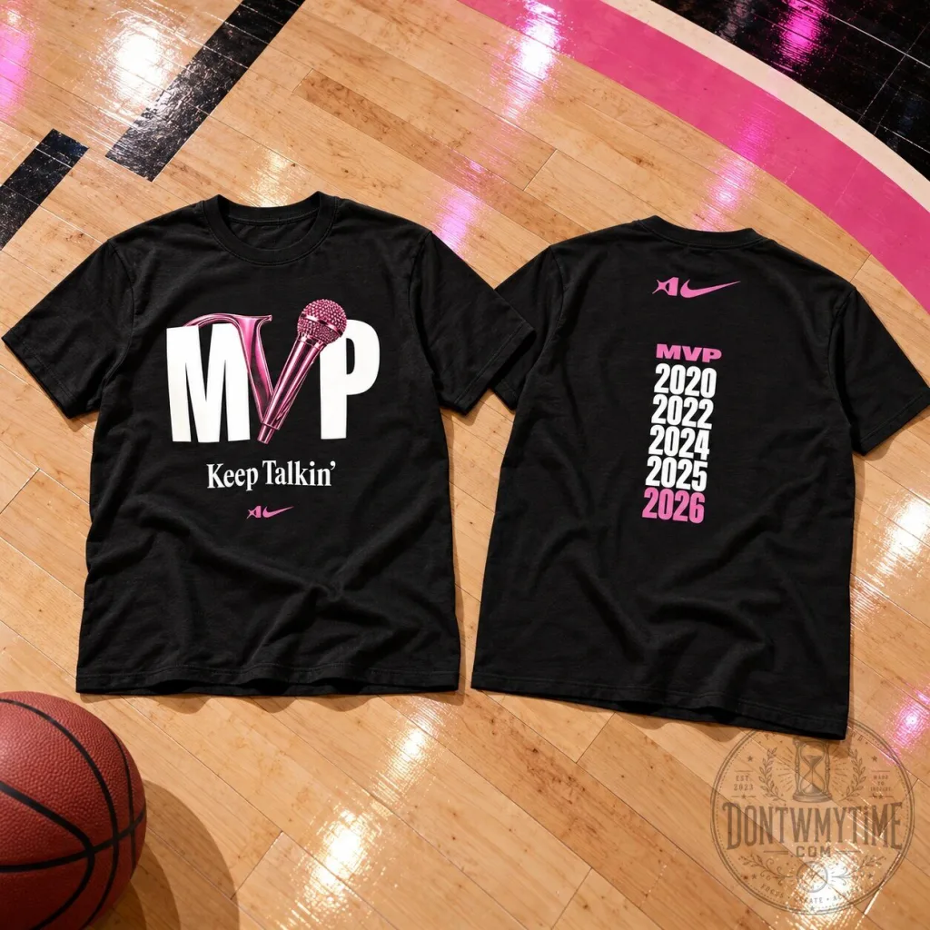 A'ja Wilson Nike Keep Talkin MVP Black T-Shirt A'ja Wilson Nike Keep Talkin MVP Black T-Shirt