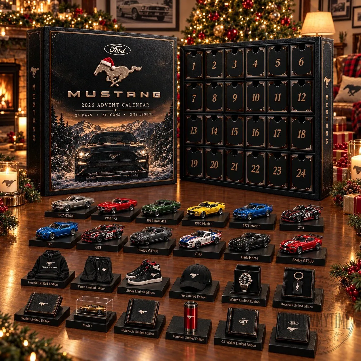 Ford Mustang 2026 Christmas Advent Calendar Diecast Car 5 Ford Mustang 2026 Christmas Advent Calendar Diecast Car