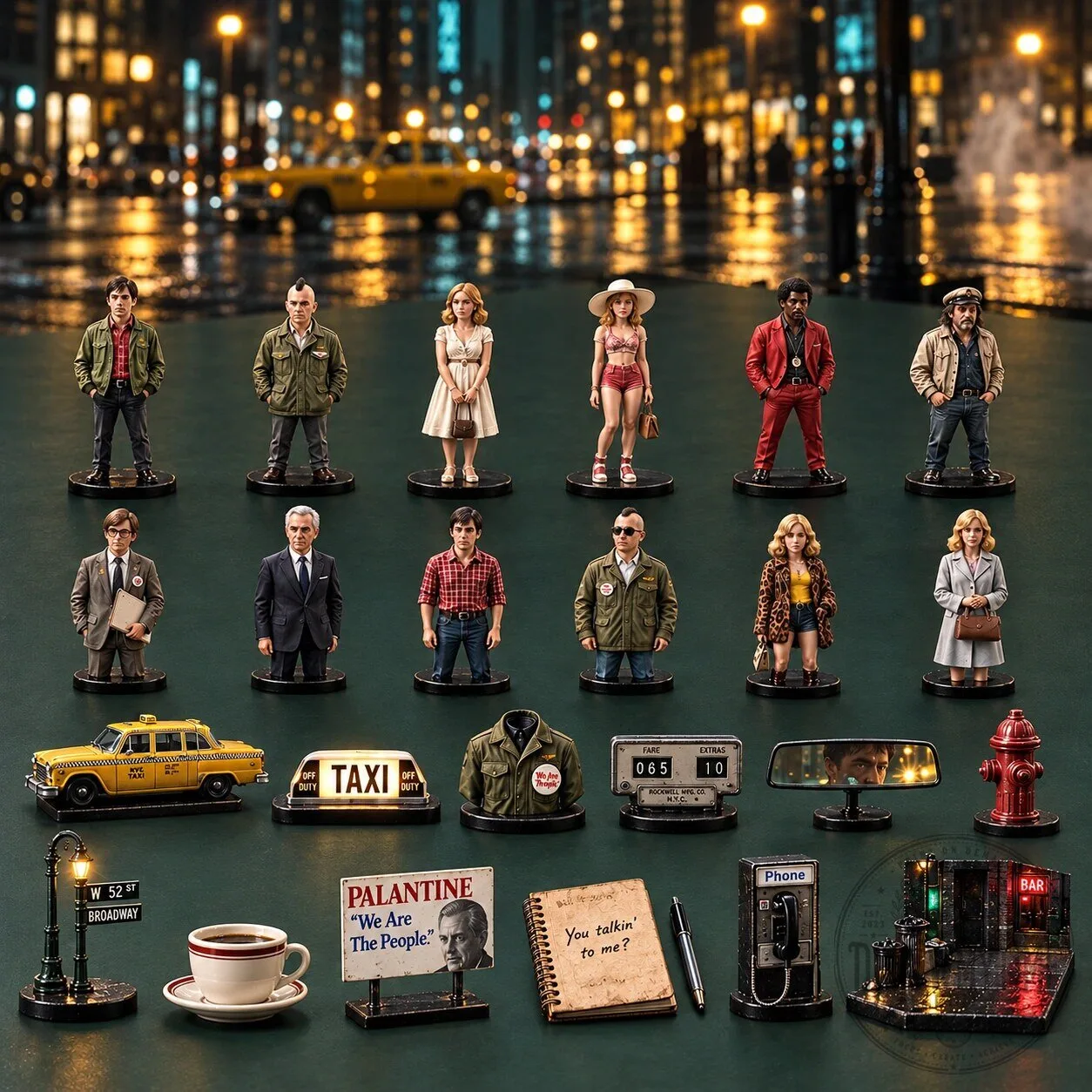 Taxi Driver Robert De Niro Advent Calendar 2026 10 Taxi Driver Robert De Niro Advent Calendar 2026 product image showing design and details