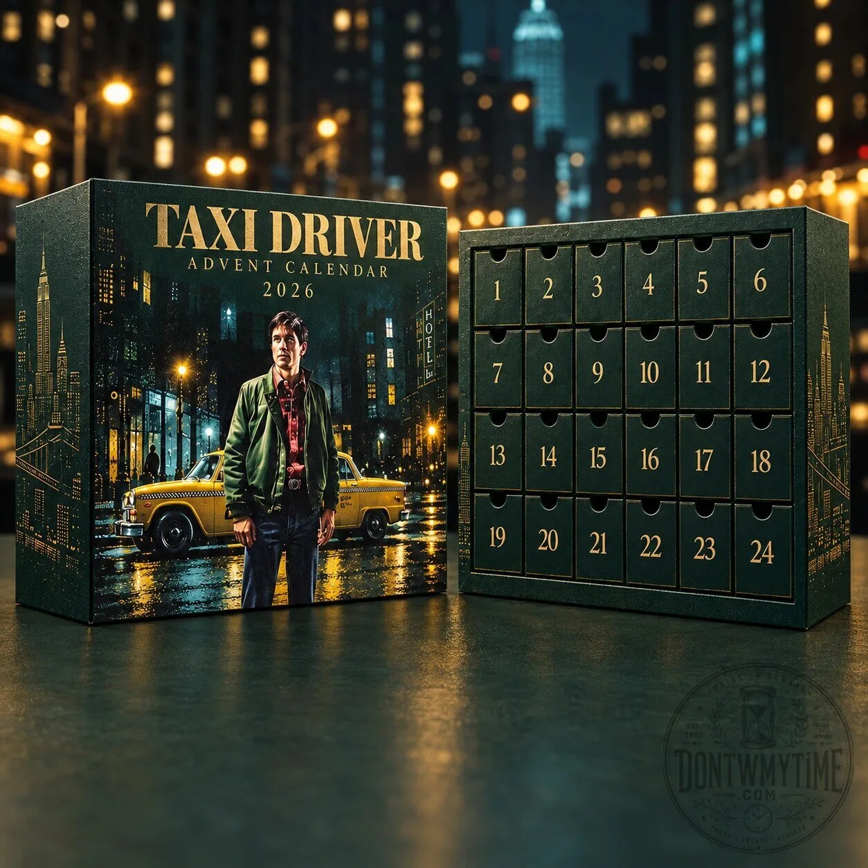 Taxi Driver Robert De Niro Advent Calendar 2026 11 Taxi Driver Robert De Niro Advent Calendar 2026 product image showing design and details