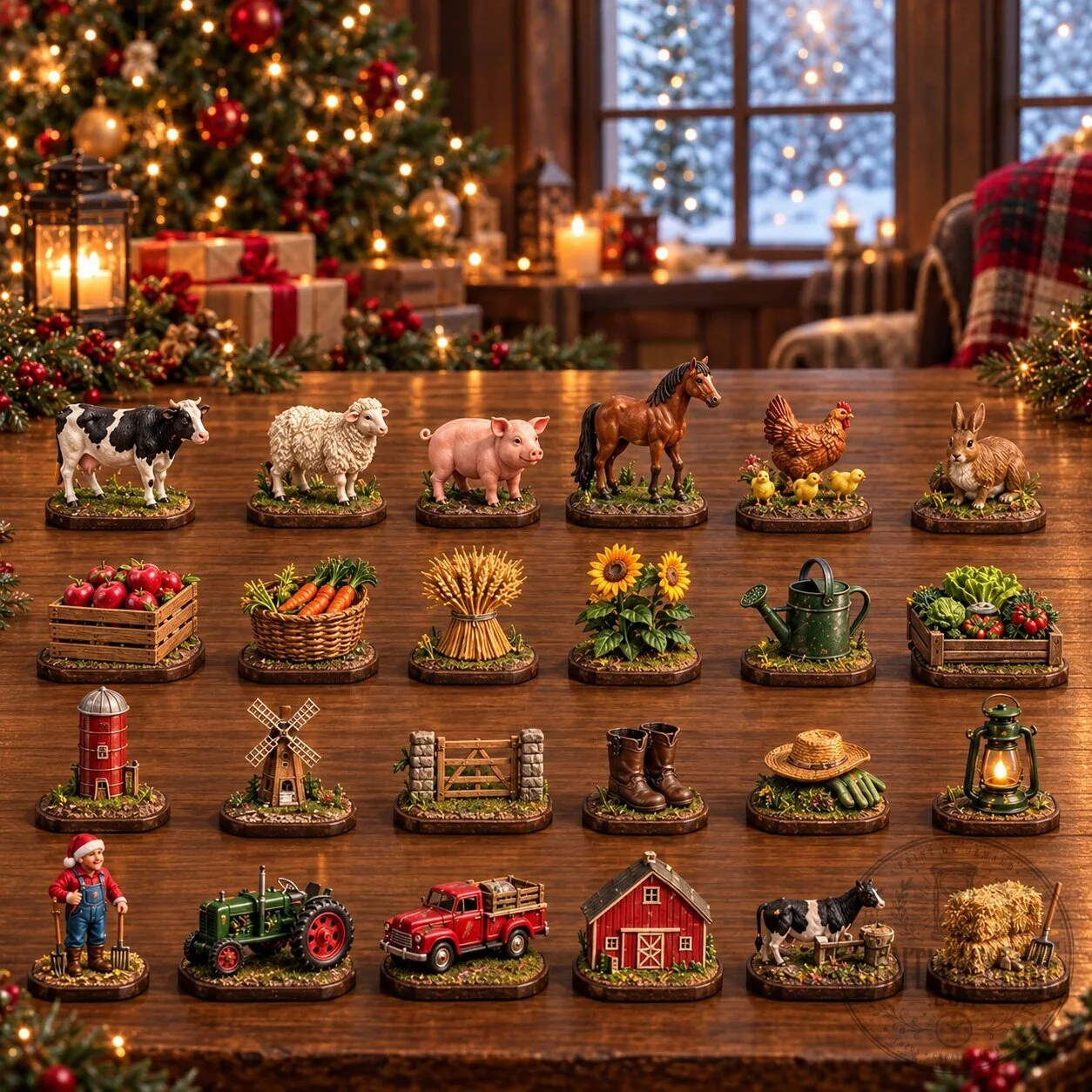 Cozy Farm 2026 Christmas 24 Days Advent Calendar 12 Cozy Farm 2026 Christmas 24 Days Advent Calendar product image showing design and details
