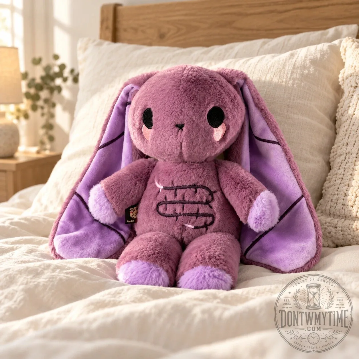 Plushie Dreadfuls Ulcerative Colitis Rabbit Plush Bunny Stuffed Animal 9 Plushie Dreadfuls Ulcerative Colitis Rabbit Plush Bunny Stuffed Animal product image showing design and details