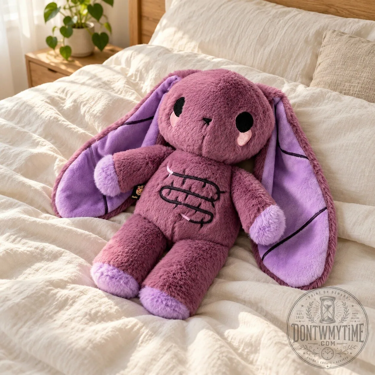 Plushie Dreadfuls Ulcerative Colitis Rabbit Plush Bunny Stuffed Animal 10 Plushie Dreadfuls Ulcerative Colitis Rabbit Plush Bunny Stuffed Animal product image showing design and details