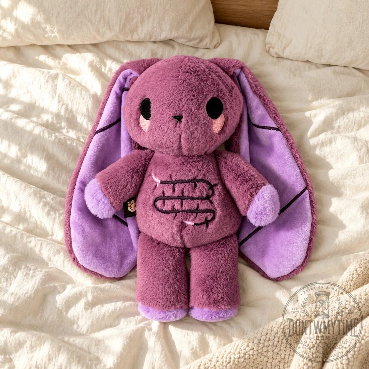 Plushie Dreadfuls Ulcerative Colitis Rabbit Plush Bunny Stuffed Animal 11 Plushie Dreadfuls Ulcerative Colitis Rabbit Plush Bunny Stuffed Animal product image showing design and details