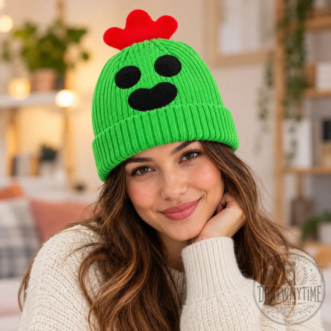 Brawl Stars Spike Beanie Knitted Cactus Limited Edition
