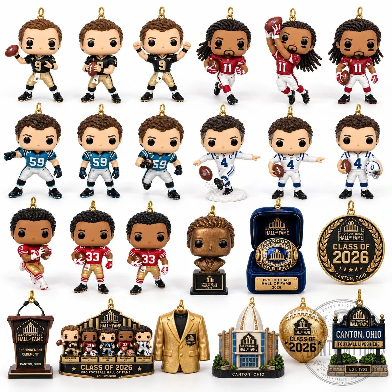 Pro Football Hall of Fame Advent Calendar 2026 10 Pro Football Hall of Fame Advent Calendar 2026 product image showing design and details