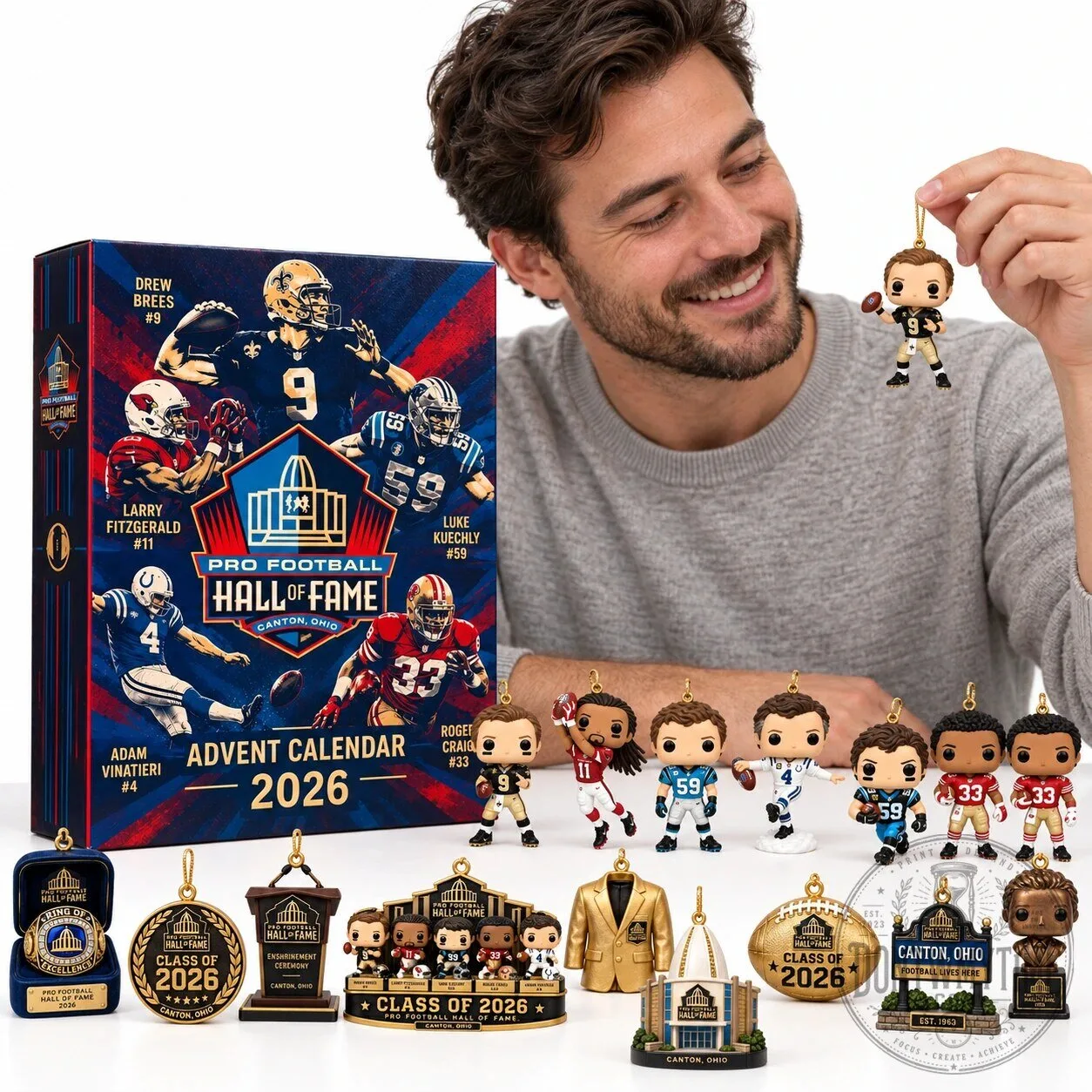 Pro Football Hall of Fame Advent Calendar 2026 13 Pro Football Hall of Fame Advent Calendar 2026 product image showing design and details