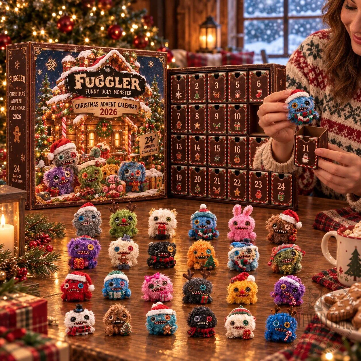Fuggler Advent Calendar 2026 Funny Ugly Monster Christmas Plushs